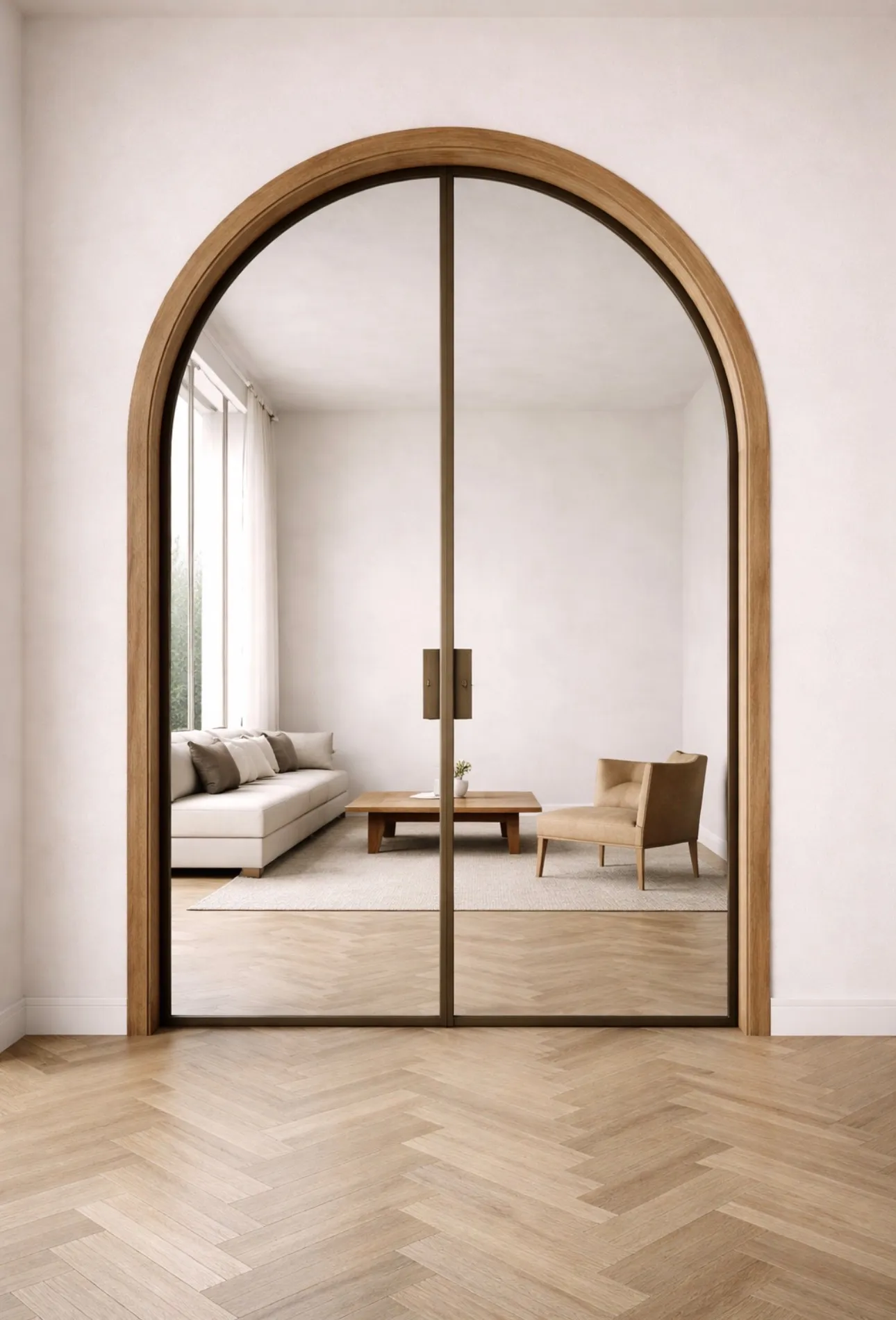 Arched doorway detail