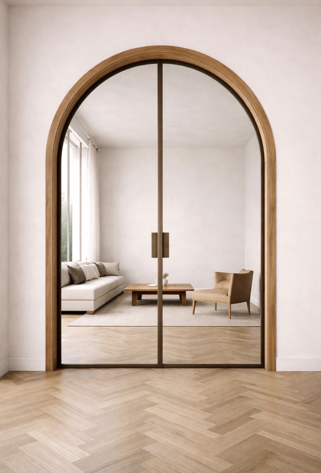 Arched doorway detail